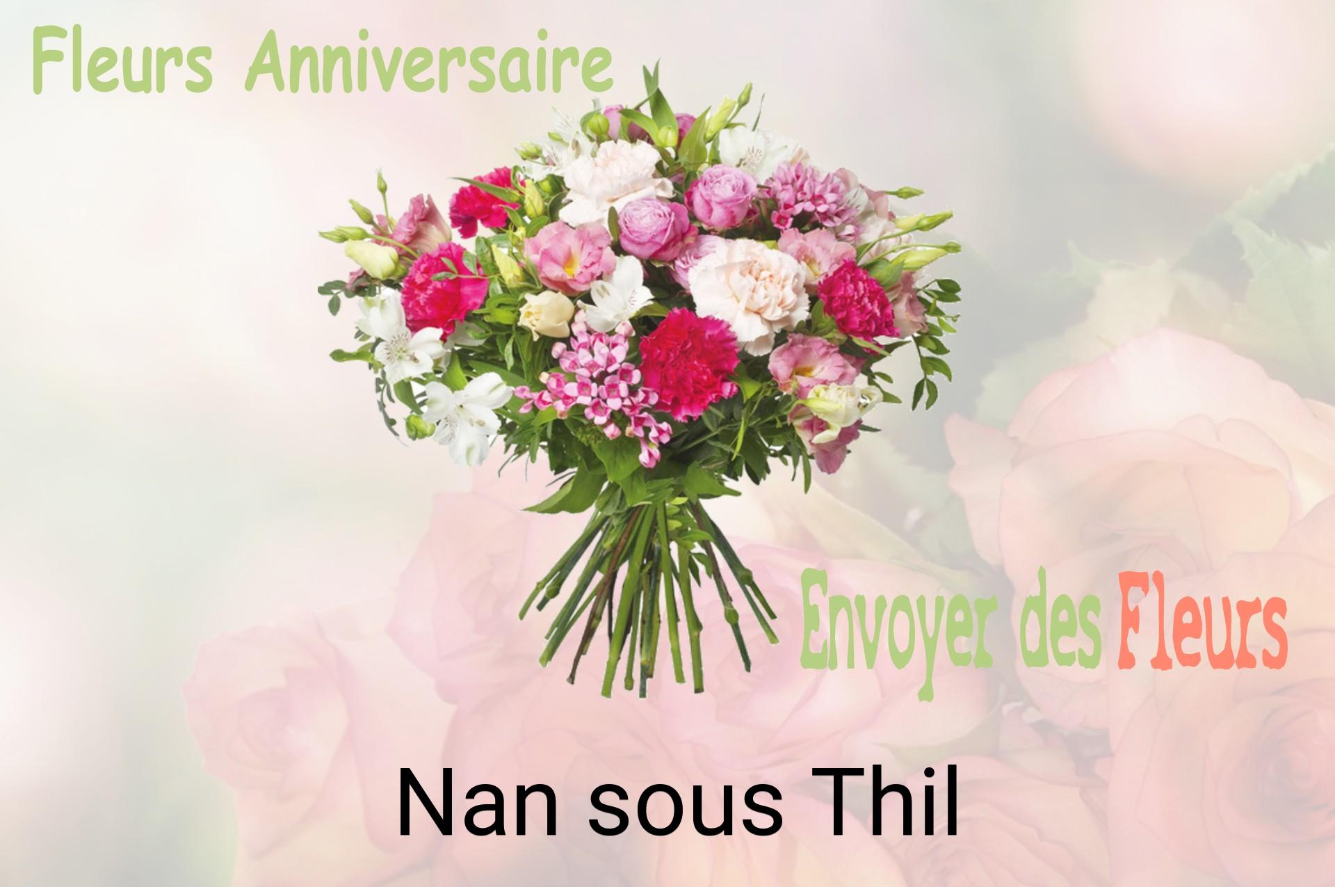 Bouquet de fleurs d’anniversaire livré à Nan-sous-Thil
