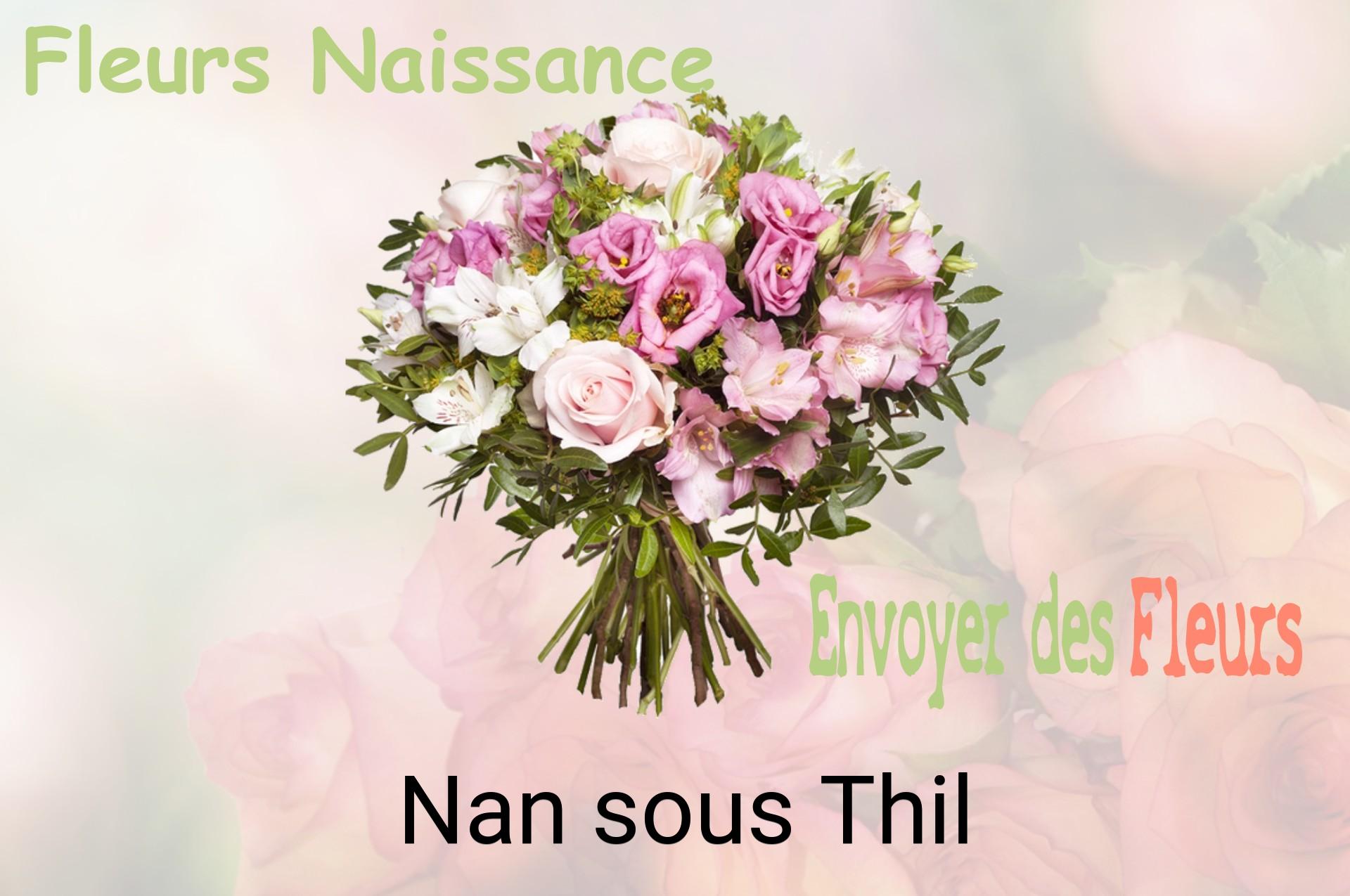 Bouquet de fleurs de naissance livré à Nan-sous-Thil